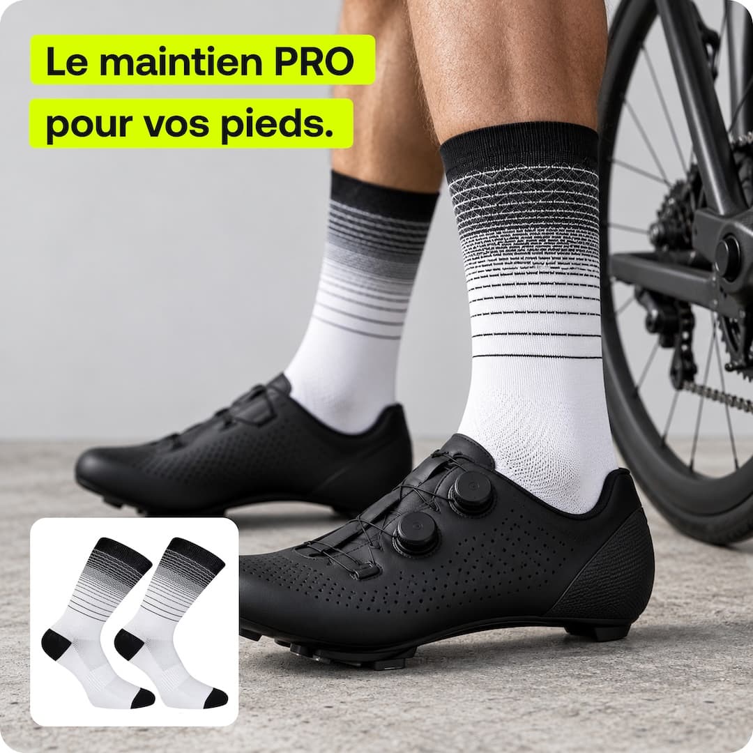 Chaussettes compressives de cyclisme IMPULSOCKS v3.0 PRO